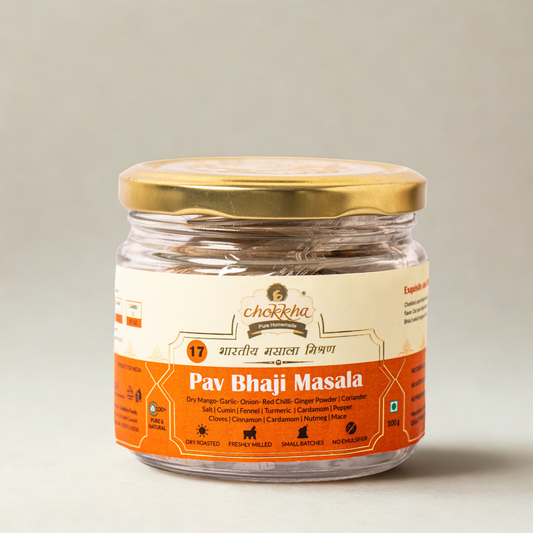 Chokkha Foods Pav Bhaji Masala Matki – Authentic Mumbai-Style Flavor — Chokkha Foods