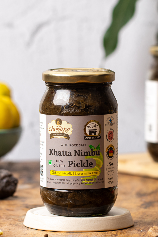 Oil-Free Lemon Pickle