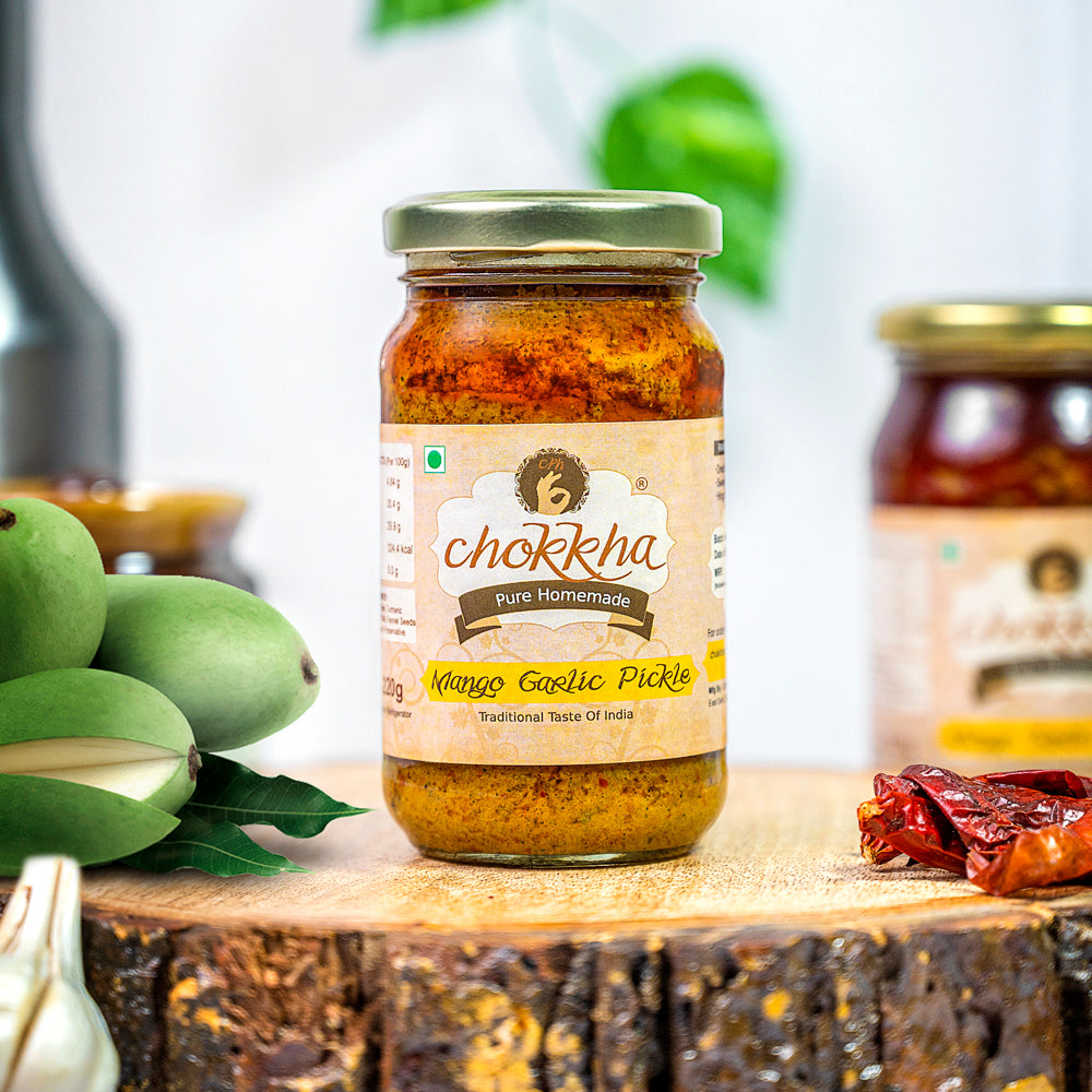 Mango Garlic Pickle