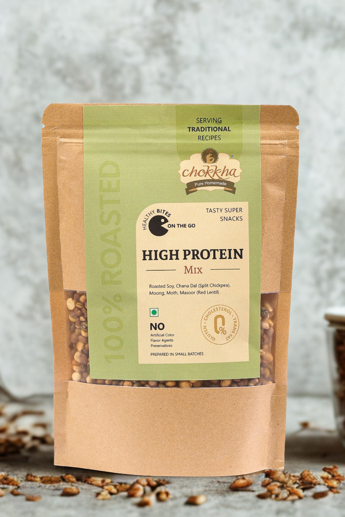 High Protein Mix | Roasted & Healthy Snack by Chokkha Foods