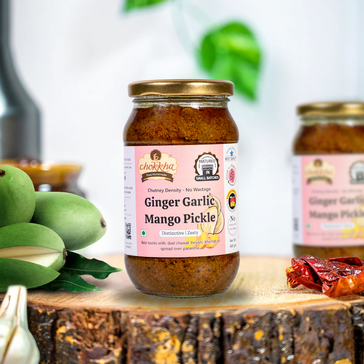 Ginger Garlic Mango Pickle