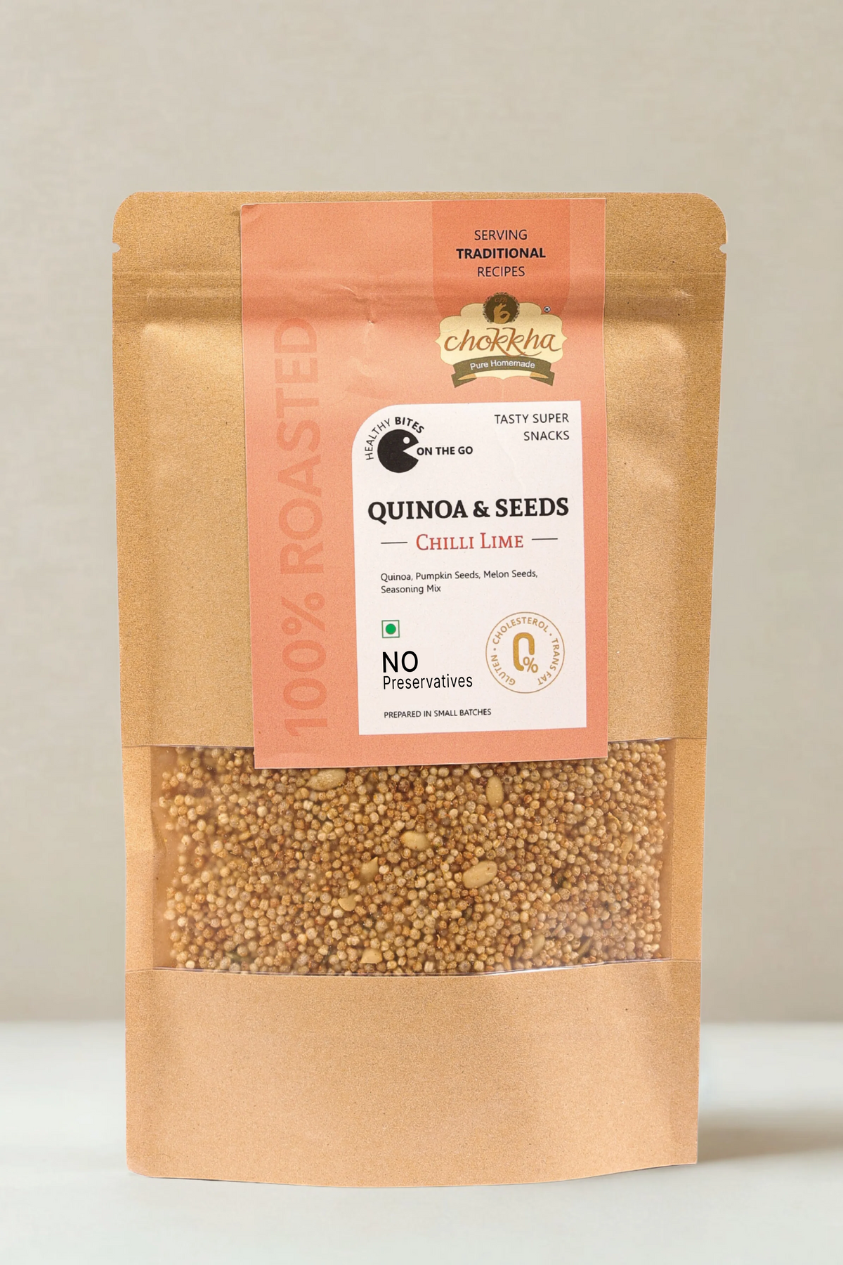Quinoa & Seeds – Chilli Lime | Healthy Crunchy Protein Snack