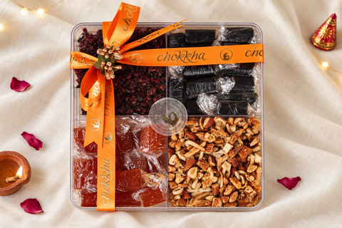 Chokkha Partition Box - Mast Mix Diwali gift hamper